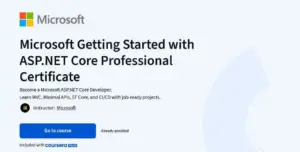 آموزش صفر تا صد ASP.NET Core از مایکروسافت سری Coursera