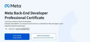 آموزش برنامهنویسی بک اند (Back-End) از Meta سری Coursera