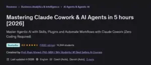 آموزش تخصصی ساخت هوش مصنوعی عاملمحور (Agentic AI) و اتوماسیون هوشمند با کلود (Claude)