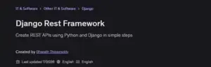 آموزش ساخت REST API با جنگو و پایتون (Django REST Framework (DRF))