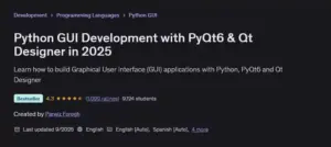 آموزش ساخت نرم‌افزار دسکتاپ با پایتون و PyQt6