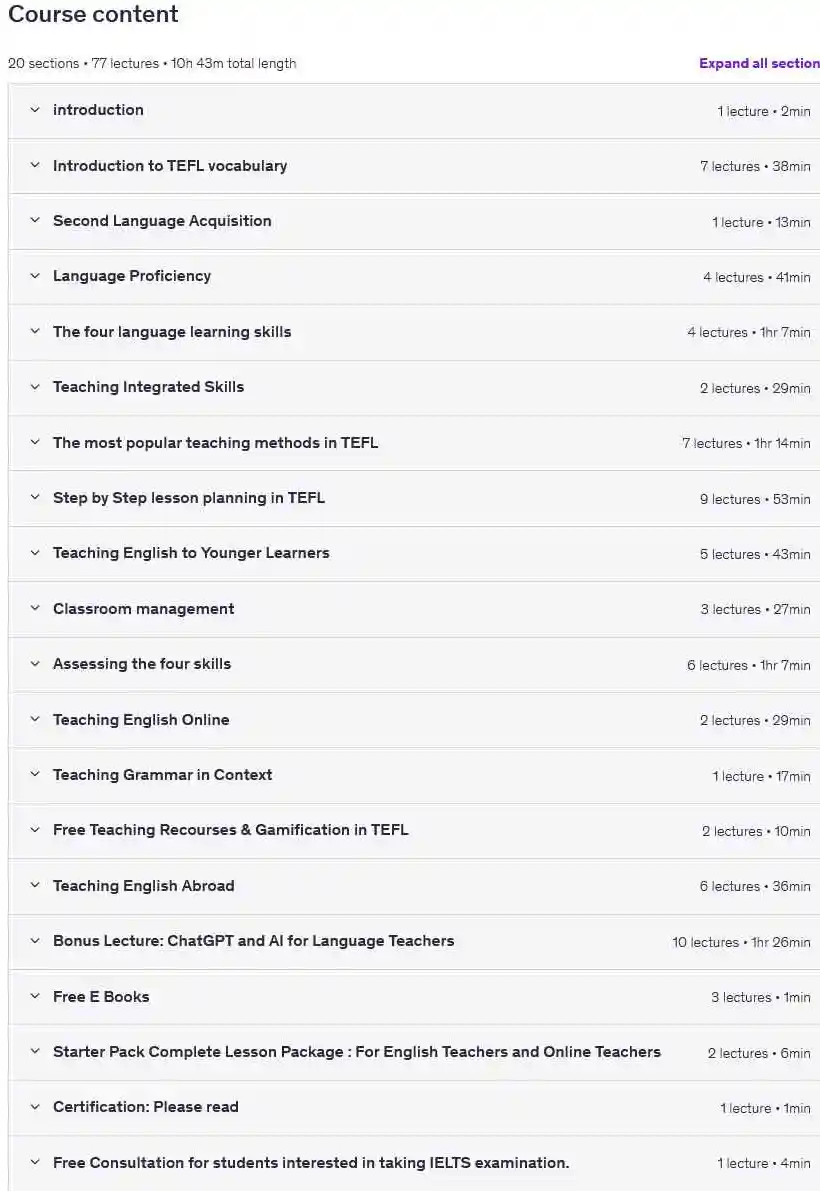 آموزش تدریس زبان انگلیسی به غیرانگلیسی زبانان (TEFL)