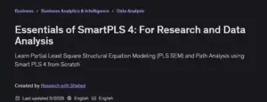 آموزش مدل سازی معادلات ساختاری با SmartPLS 4 و SPSS برای تحلیل داده