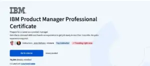 آموزش صفر تا صد مدیریت محصول از IBM سری Coursera