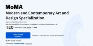 درک هنر و طراحی مدرن و معاصر از سری Coursera