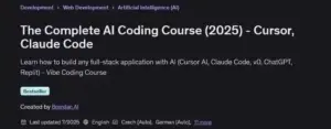 آموزش برنامهنویسی فول استک با هوش مصنوعی Curser و Claude Code