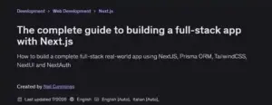 آموزش ساخت برنامه فول استک با Next.js 16 و BetterAuth