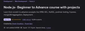 آموزش جامع توسعه بک‌ اند (Backend) با Node.js و Express