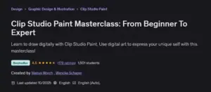 آموزش کامل نقاشی دیجیتال با Clip Studio Paint